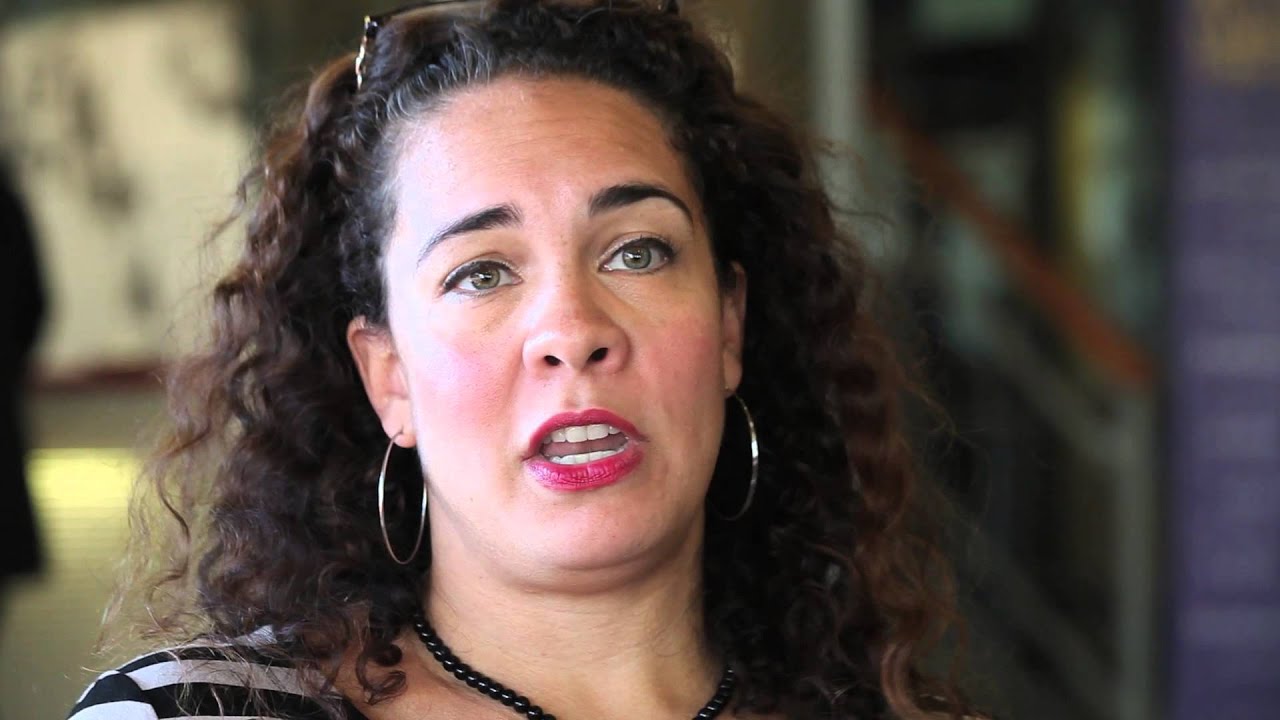 Dr. Ralina Joseph speaking at the Ferguson Forum, November 2014